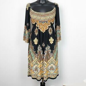 Muse for Boston Proper Boho Eastern Damask Dress Size 6